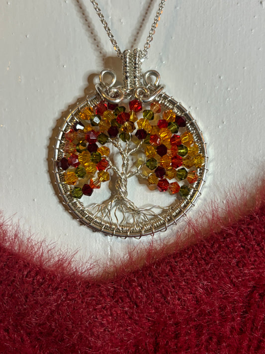 Tree of life Pendant (Autumn)