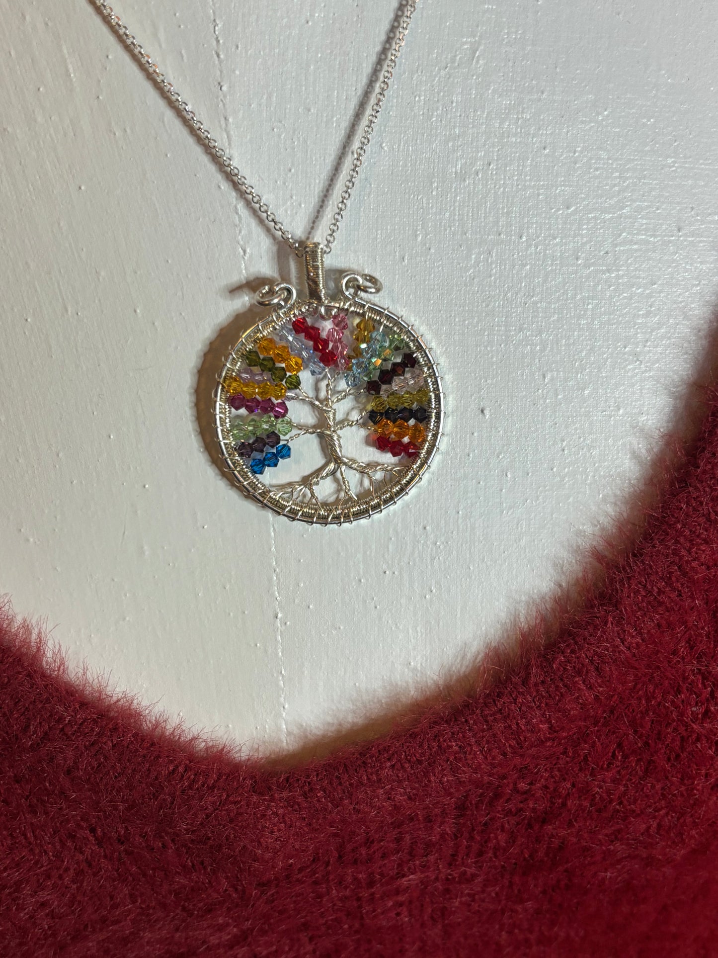 Tree of Life Pendant (Rainbow)